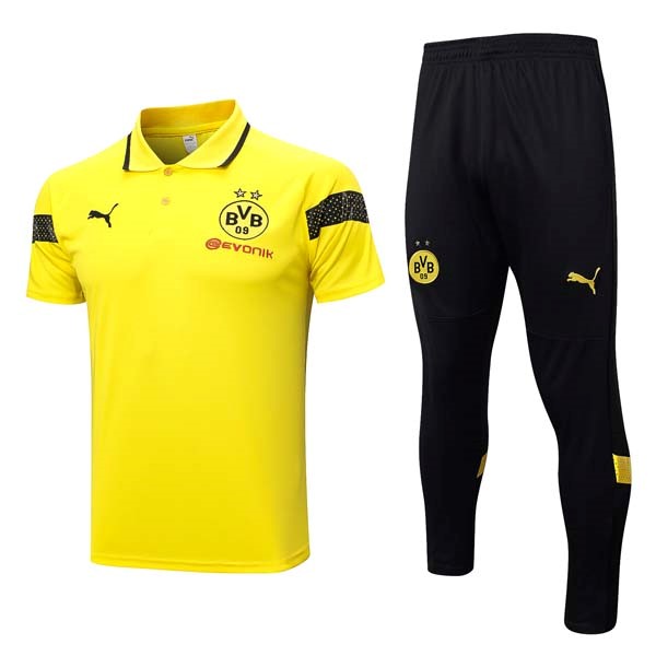Polo Borussia Dortmund Conjunto Completo 2023/2024 Amarillo